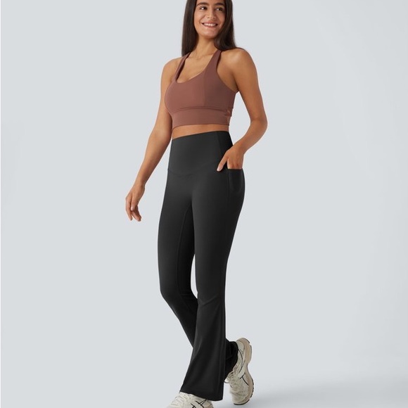 Halara Butt Lifting Black Flare Leggings - Picture 4 of 8